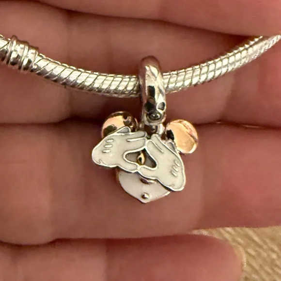 Disney Silver and Gold Mickey Charm - Picture 3 of 5